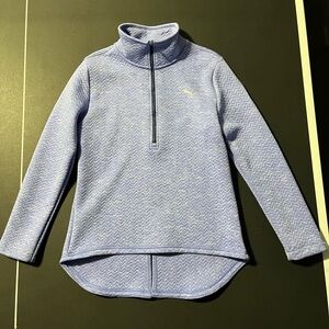 Puma Women's Light Blue Cowl Neck Sweater